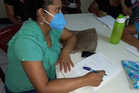 Realización de prueba en curso tercera semana