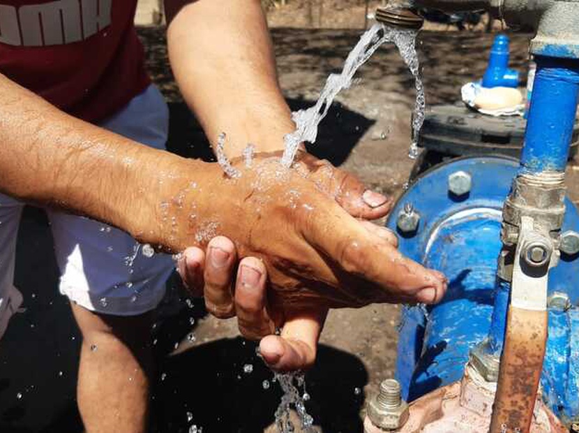 Agua permanente e higiene de manos son prioridades para la salud