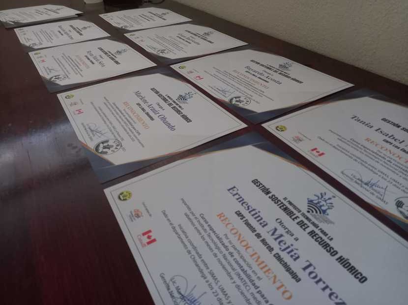 Certificados a CAPS de Curso de Contabilidad