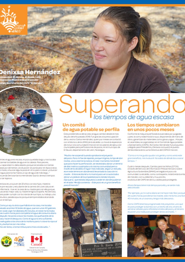 Mujer y Agua: Superando los tiempos de agua escasa