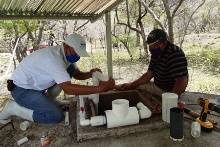 Instalación de clorinadores en el municipio El Sauce