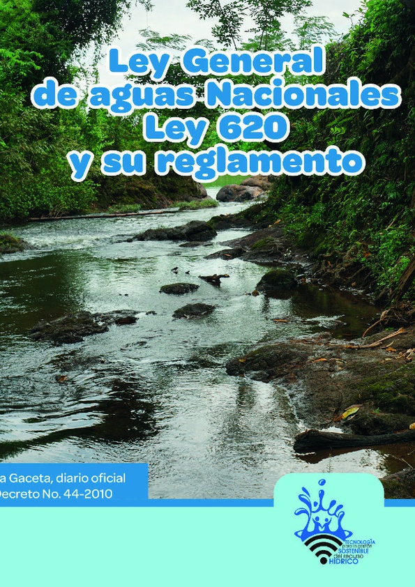 Ley 620, Ley de Aguas Nacionales
