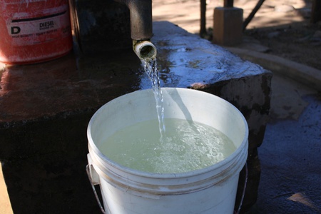 Captación de agua por tuberias