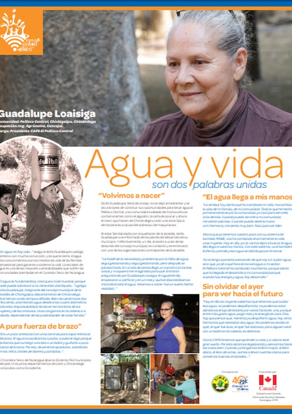 Mujer y Agua: Agua y vida son dos palabras unidas