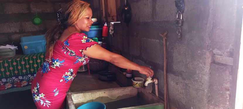 Toma de agua domiciliar